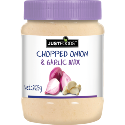 Just Foods Chopped Onion & Garlic Mix 265g