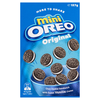 Oreo Mini Original Cookies Munching Box 157g