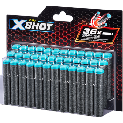 Zuru X-Shot 36Pk Refill Darts 1pk