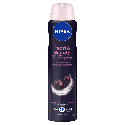 Nivea Pearl & Beauty Fine Fragrance 72Hr Protection Anti-Perspirant  Deodorant Aerosol 250ml