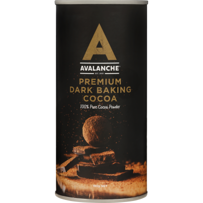 Avalanche Premium Dark Baking Cocoa 190g