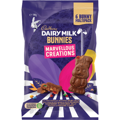 Cadbury Marvellous Creations Chocolate Bunnies 198g