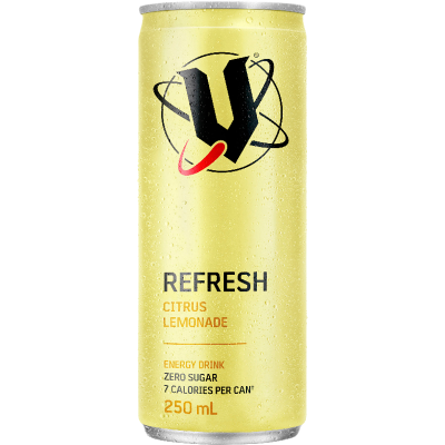 V Refresh Citrus Lemonade Zero Sugar Energy Drink 250ml