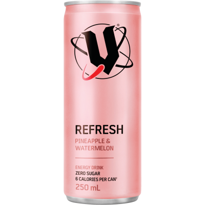 V Refresh Pineapple & Watermelon Zero Sugar Energy Drink 250ml