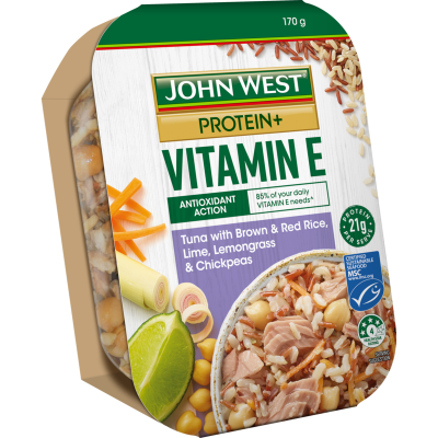 John West Brown Rice Lemongrass & Chick Pea Tuna Bowl 170g