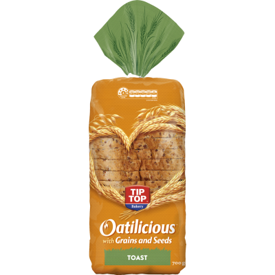 Tip Top Oatilicious Grains And Seeds Toast Bread 700g