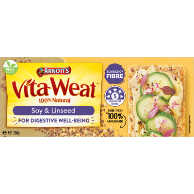 Arnott's Vita-Weat Soy & Linseed Crispbread 250g