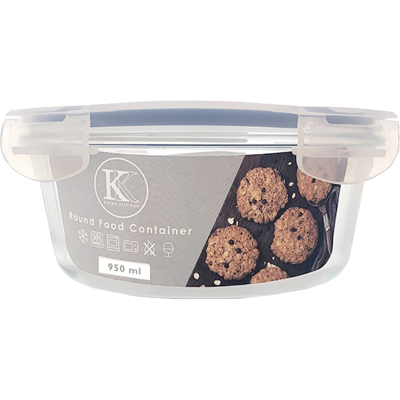 Kate's Kitchen Round 950ml Food Container 1pk