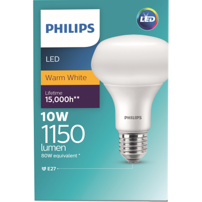 Philips LED Warm White 10W 1150 Lumen Screw Bulb 1pk