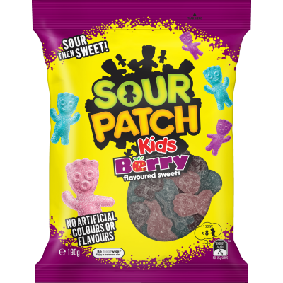 Sour Patch Kids Berry Flavoured Sweets 190g
