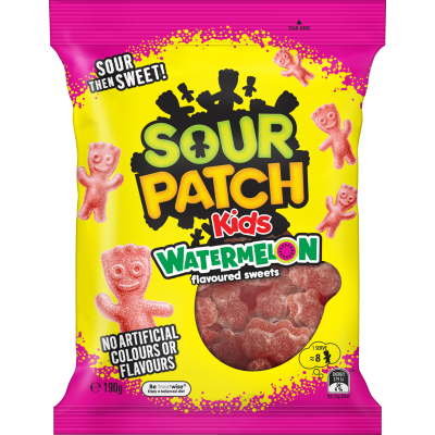 Sour Patch Kids Watermelon Flavoured Sweets 190g