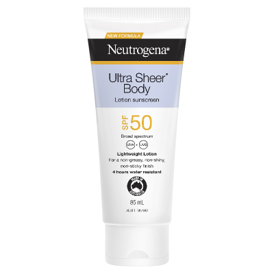 Neutrogena Ultra Sheer Body Lotion Sunscreen SPF50 85ml