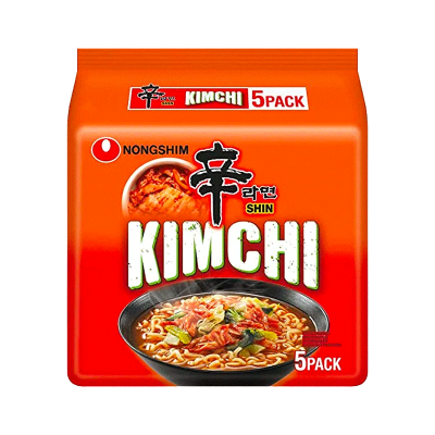 Nongshim Kimchi Shin Ramyum Noodles 5 x 120g