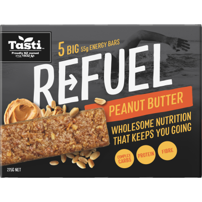 Tasti Refuel Peanut Butter Bars 5 x 55g