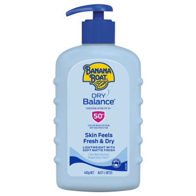 Banana Boat Dry Balance Sunscreen Lotion SPF50+ 400g