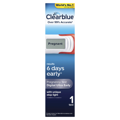 Clearblue Ultra Early Pregnancy Test Digital 1pk