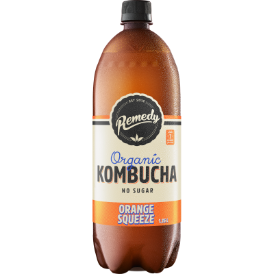 Remedy Orange Squeeze Organic Kombucha 1.25l