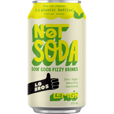 Lo Bros Lemon Not Soda 375ml