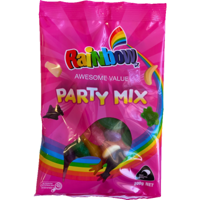 Rainbow Awesome Value Party Mix 200g
