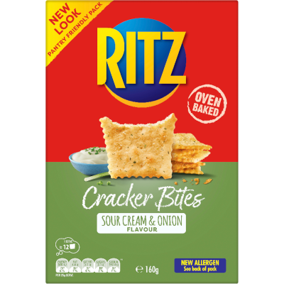 Ritz Sour Cream & Onion Cracker Bites 160g