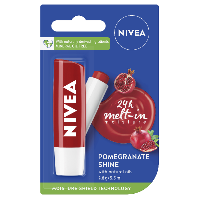 Nivea Pomegranate Shine Lip Balm 4.8g