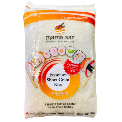 Mama San Premium Short Grain Rice 5kg