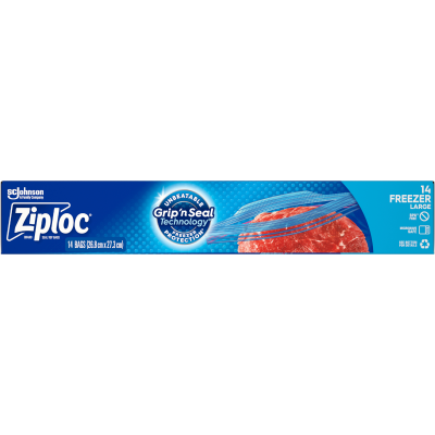 Ziploc Large Freezer Bags 14pk