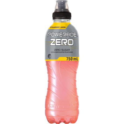 Powerade Strawberry Lemon Zero Sports Drink 750ml