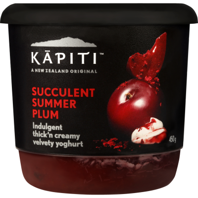 Kapiti Succulent Summer Plum Yoghurt 450g