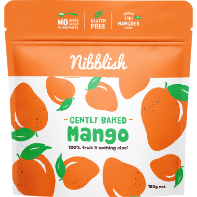 Nibblish Gently Baked Mango 180g