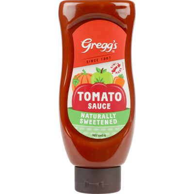 Gregg's Naturally Sweetened Tomato Sauce 540g