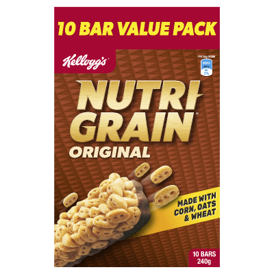 Kellogg's Nutri-Grain Original Bars 10 x 24g