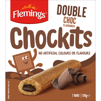 Flemings Chockits Double Chocolate 7 x 18g BB 14-06-2025