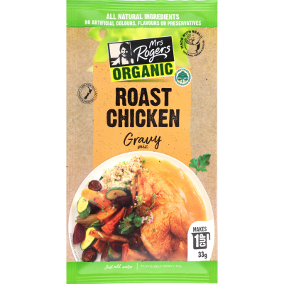 Mrs Rogers Organic Roast Chicken Gravy Mix 33g