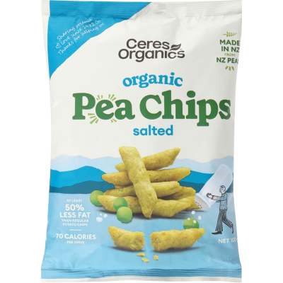 Ceres Organics Salted Pea Chips 100g