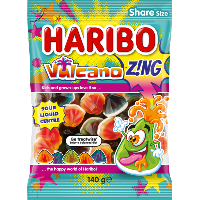 Haribo Vulcano Fizz 140g