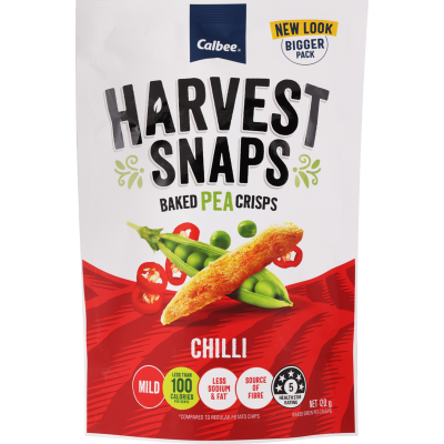 Calbee Chilli Baked Pea Crisps 120g