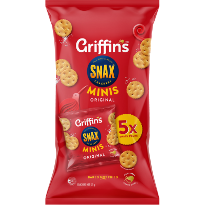 Griffin's Snax Minis Original Crackers 125g