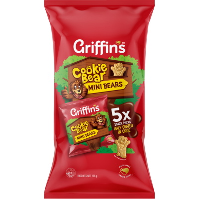Griffin's Cookie Bear Mini Bears Biscuits 125g