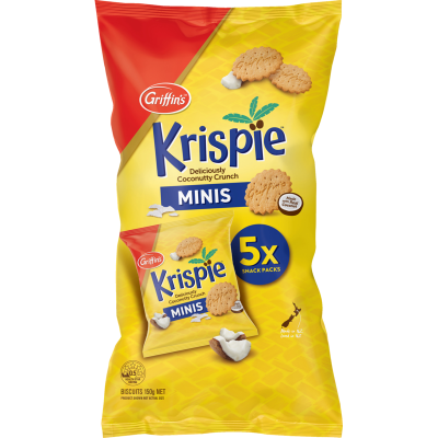 Griffin's Krispie Minis Biscuits 5 x 30g