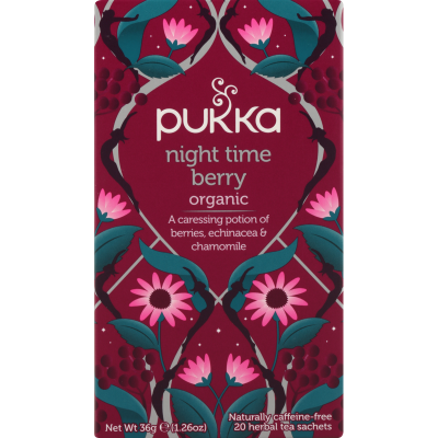 Pukka Night Time Berry Organic Herbal Tea Sachets 20pk