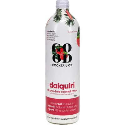 Good Cocktail Co Strawberry & Yuzu Daiquiri Alcohol Free Cocktail Mixer 750ml