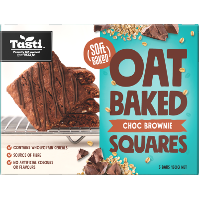 Tasti Choc Brownie Oat Baked Squares 150g