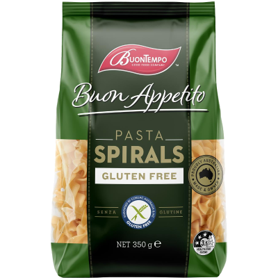 Buontempo Gluten Free Spirals Pasta 0.35kg