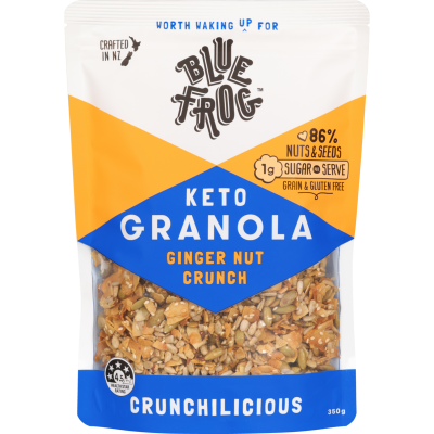 Blue Frog Keto Ginger Nut Crunch Granola 350g