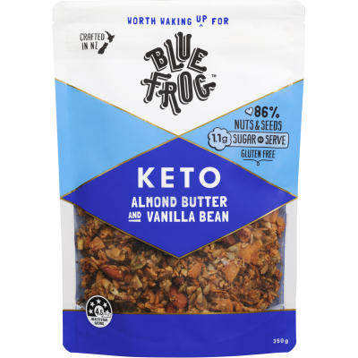 Blue Frog Keto Almond Butter & Vanilla Bean Cereal 350g