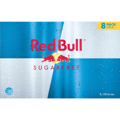 Red Bull Sugar Free Energy Drink 8 x 250ml