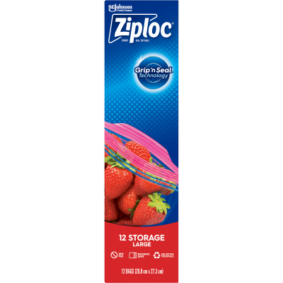 Ziploc Large Storage Bags 12pk