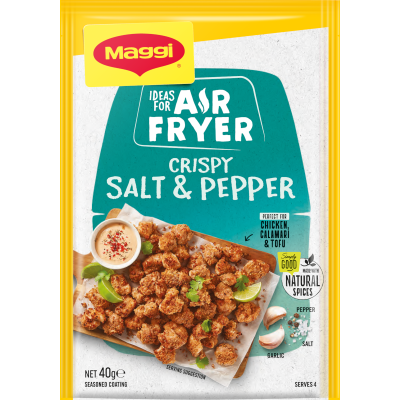 Maggi Air Fryer Salt & Pepper Seasoned Coating 40g