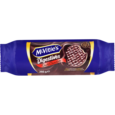 McVitie's Dark Chocolate Digestives Biscuits 266g